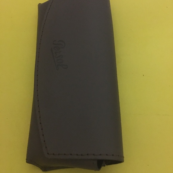 PERSOL Leather Semi-Hard Eyeglasses Case ITALY